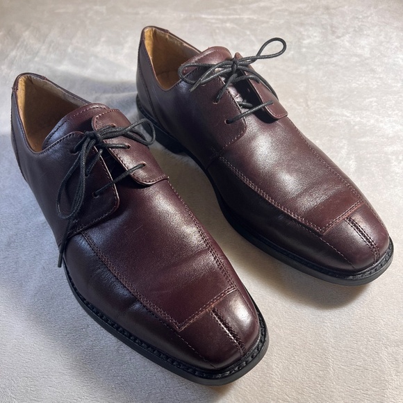 Florsheim Men\'s Size 10 Burgundy Leather Dress Shoes Cap Toe Oxford Elegant main image 9